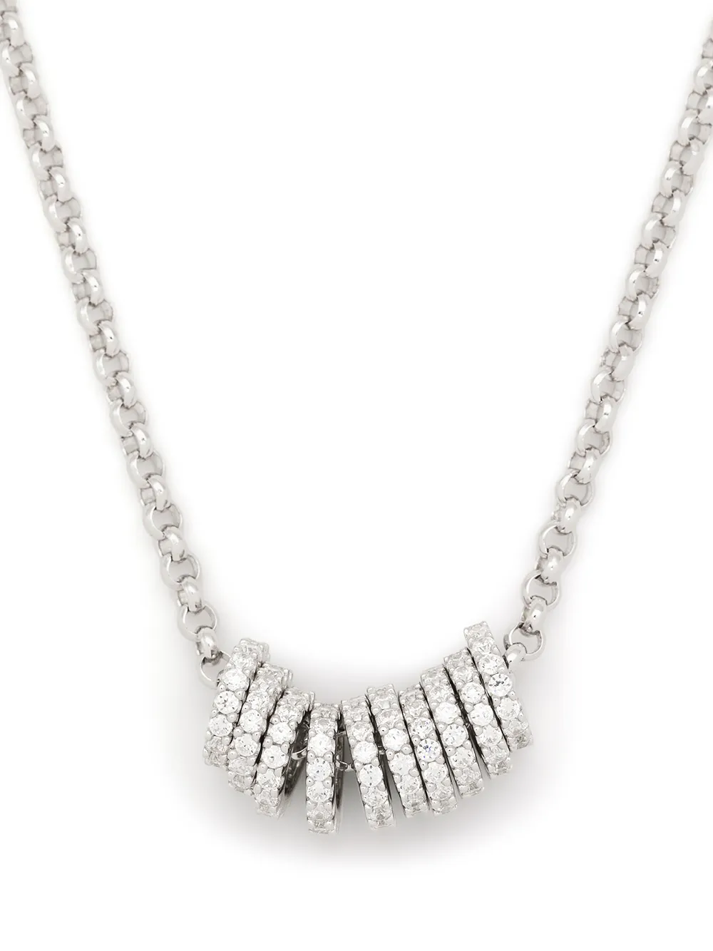 

APM Monaco crystal-charm necklace - Silver