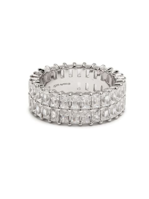 APM Monaco crystal-embellished ring