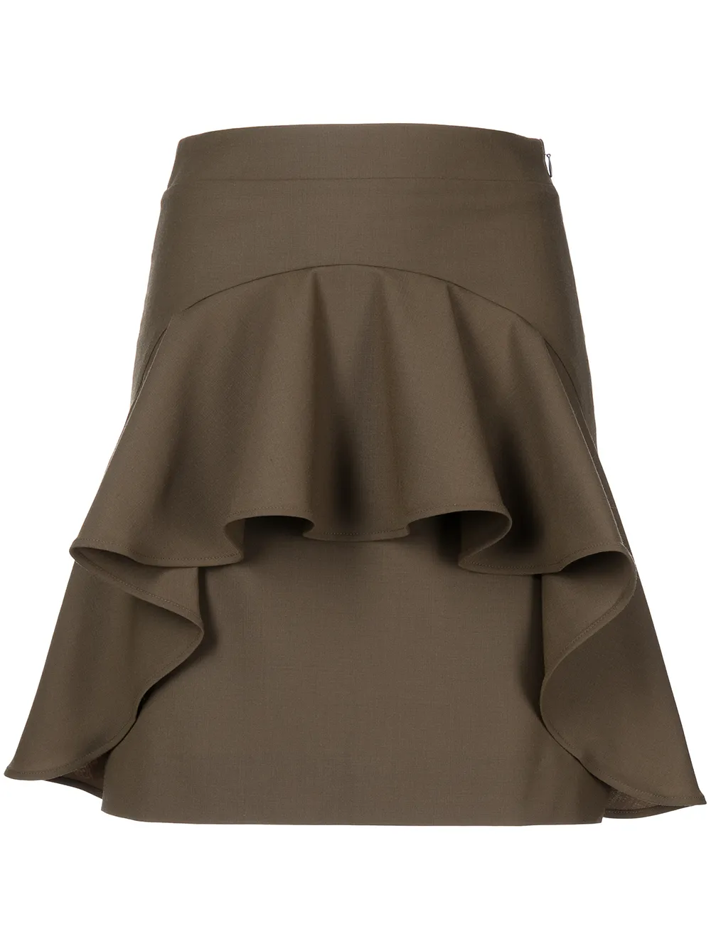 

Palmer//Harding ruffle-detail mini skirt - Brown