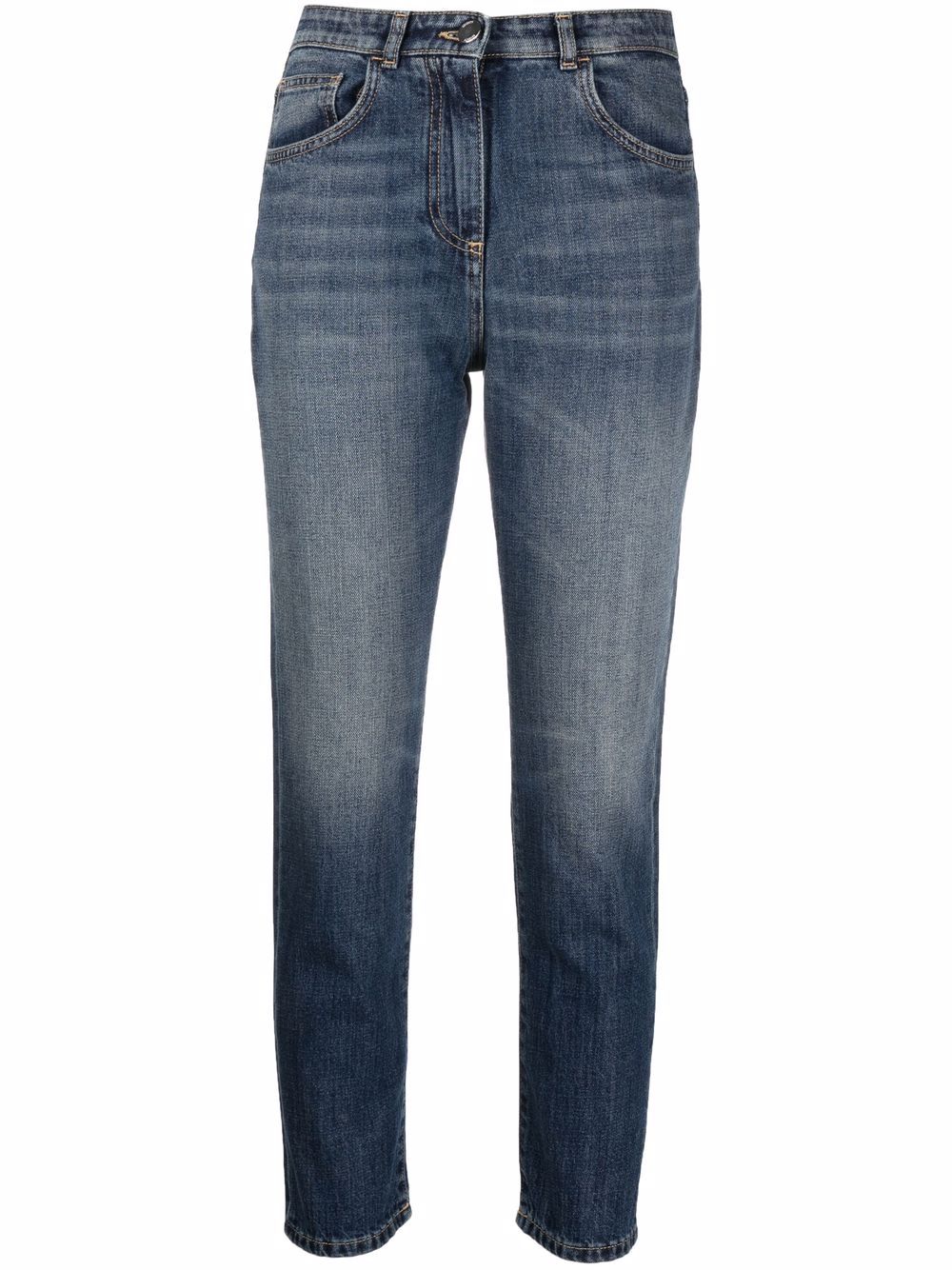 фото Seventy cropped skinny-fit jeans