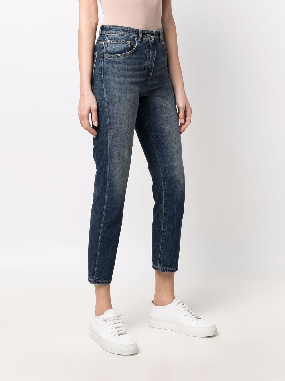 фото Seventy cropped skinny-fit jeans