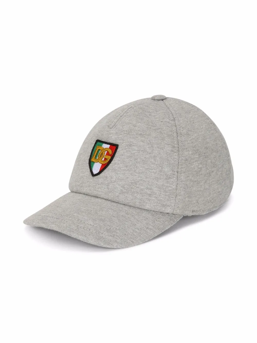 Dolce & Gabbana Kids Italia logo-patch baseball cap - Grey