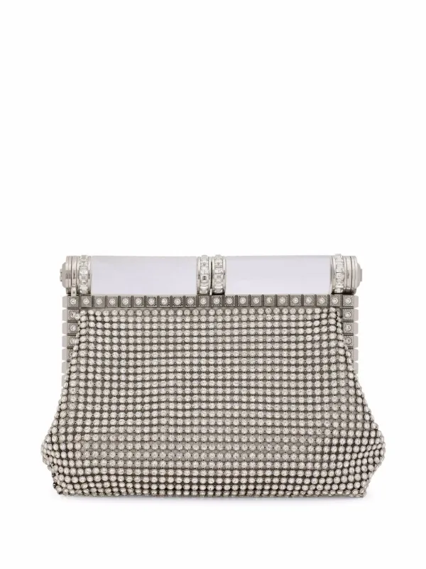 Mesh on sale clutch bag