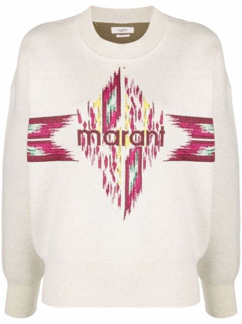 logo intarsia jumper