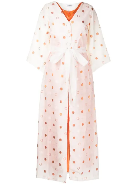 Baruni kimono con motivo de lunares