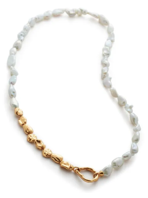 Monica Vinader Collana Keshi con perle