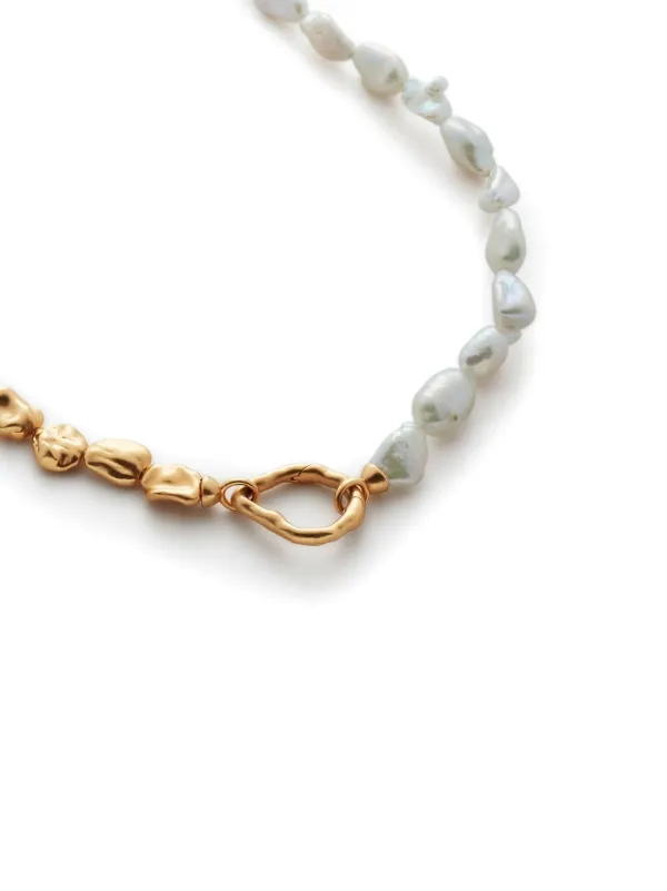 Monica Vinader Keshi pearl-detail Necklace Gold FARFETCH BH