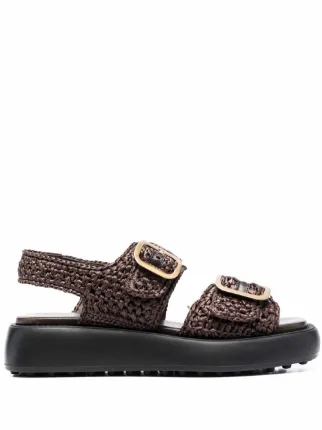 Tod's ラフィアサンダル 通販 - FARFETCH