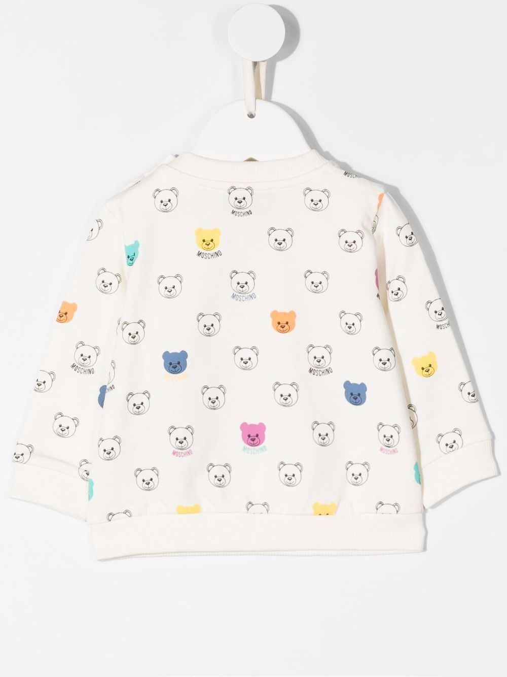 фото Moschino kids толстовка teddy bear с монограммой