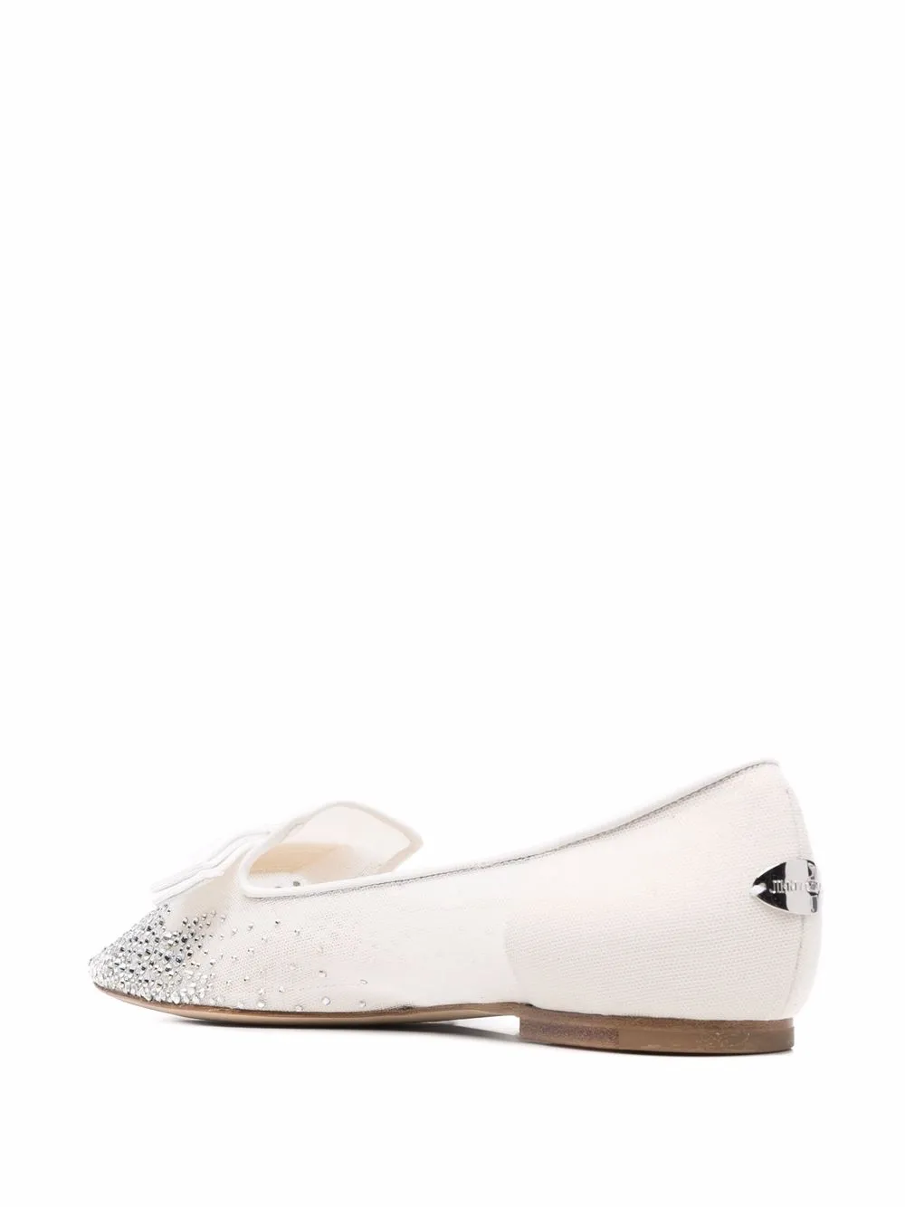  Jimmy Choo Gala Ballerinas   Weiß 