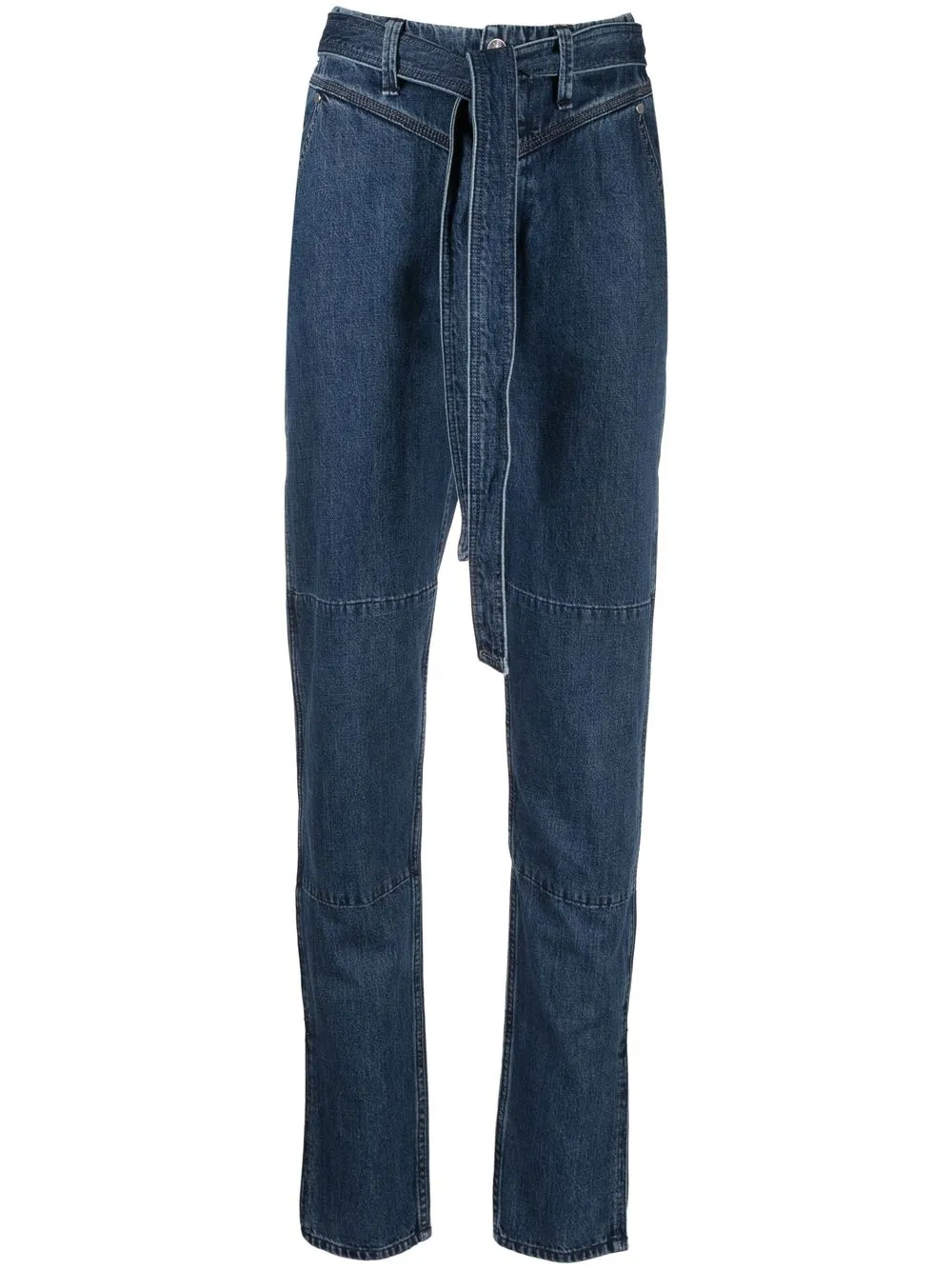 

rag & bone Clean Vincent belted jeans - Blue