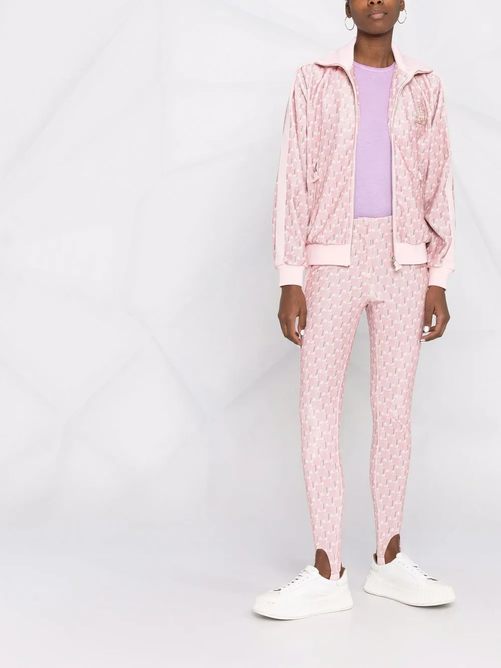 фото Lanvin спортивная куртка с нашивкой-логотипом