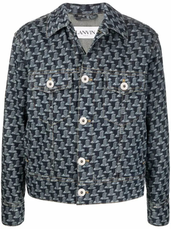 Lanvin monogram-pattern Extended Logo 