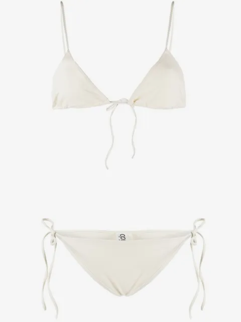 LIDO self-tie mid-rise bikini