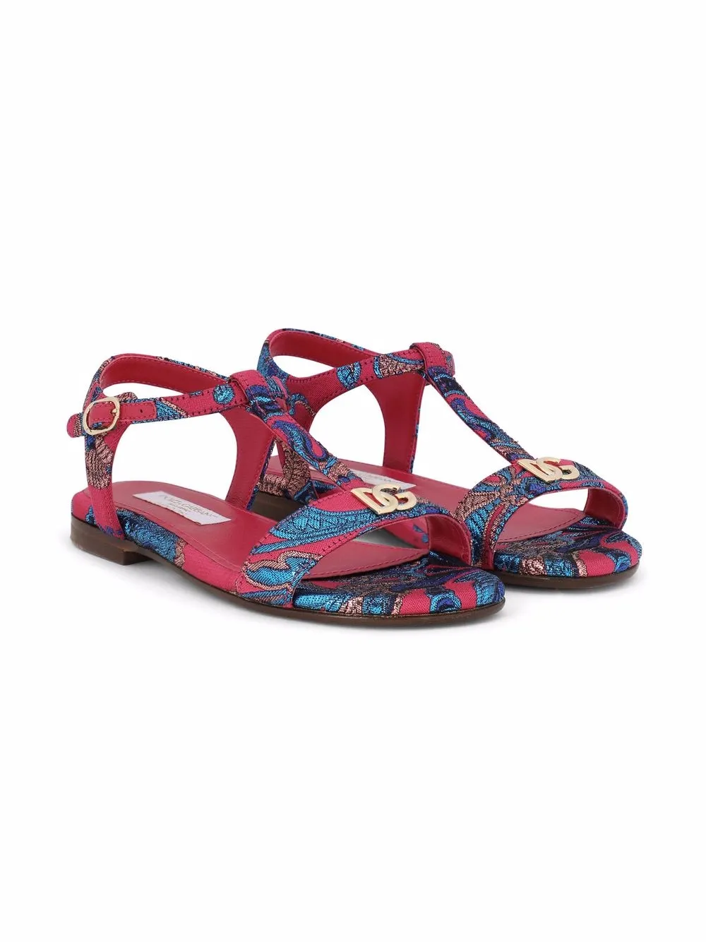 

Dolce & Gabbana Kids sandalias con hebilla - Rojo