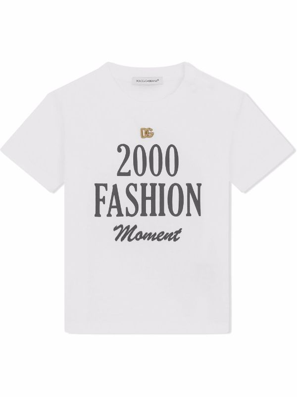 2000 Fashion Moment logo-plaque T-shirt