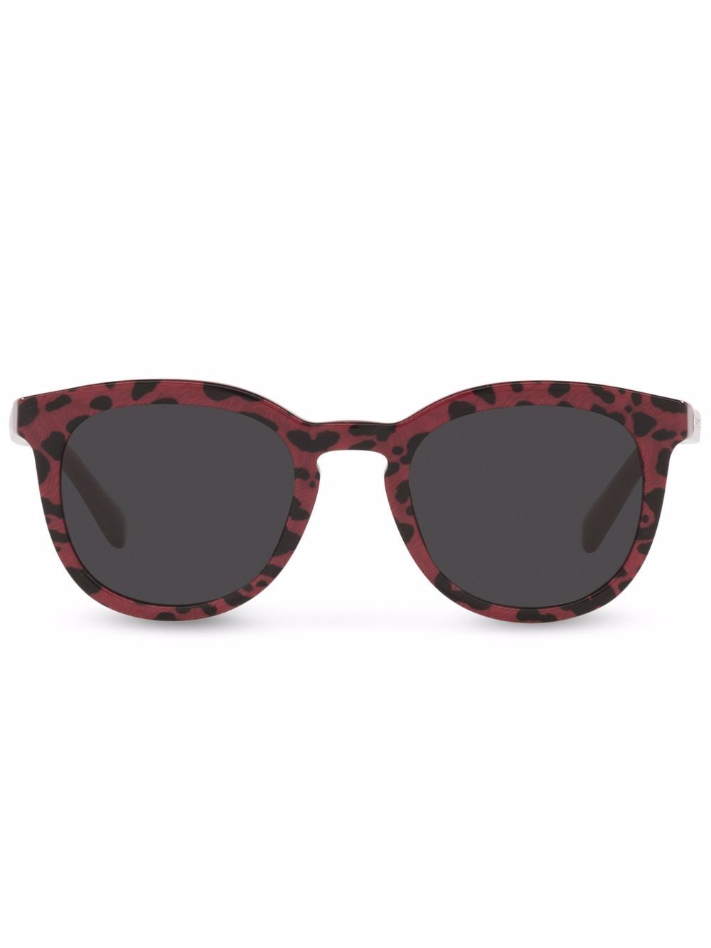 

Dolce & Gabbana Eyewear lentes de sol con armazón redonda - Rojo