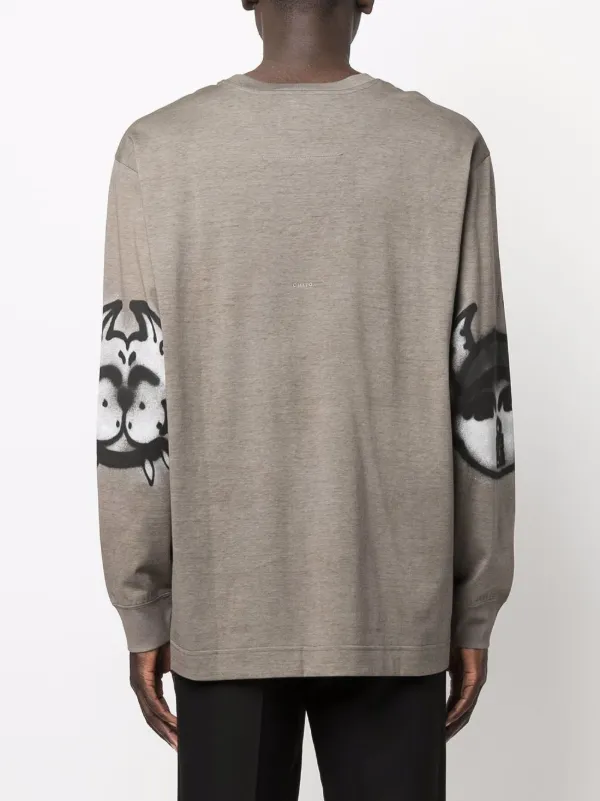 Tシャツ・カットソー GIVENCHY COTTON LONG-SLEEVED T-SHIRT Givenchy x Chito long-sleeved T-shirt | Black | FARFETCH