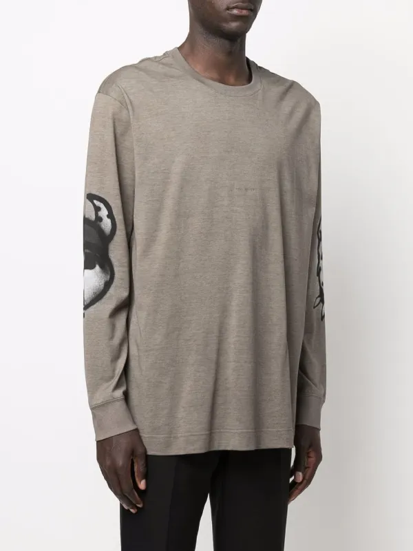 【送料&関税込】Givenchy Long-sleeved T-shirt Givenchy Longsleeved Logo T Shirt, $893 | farfetch.com