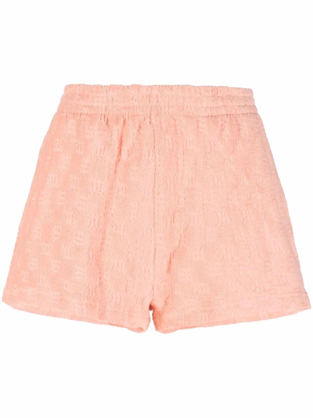 

MISBHV shorts con efecto de tejido de rizo - Rosado