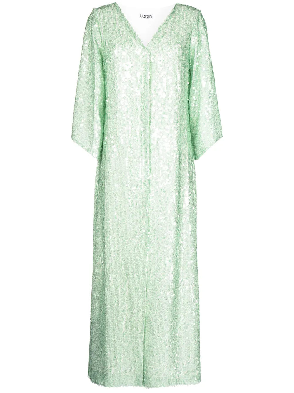 

Baruni kimono bordado con lentejuelas - Verde