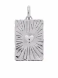 Monica Vinader Talisman-heart-pendant - Silver