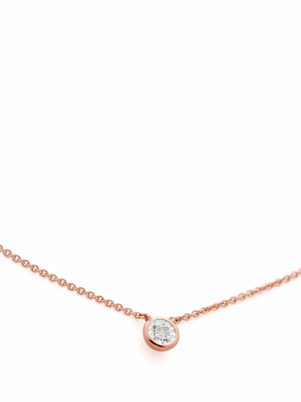 Monica Vinader Diamond essential Necklace Farfetch