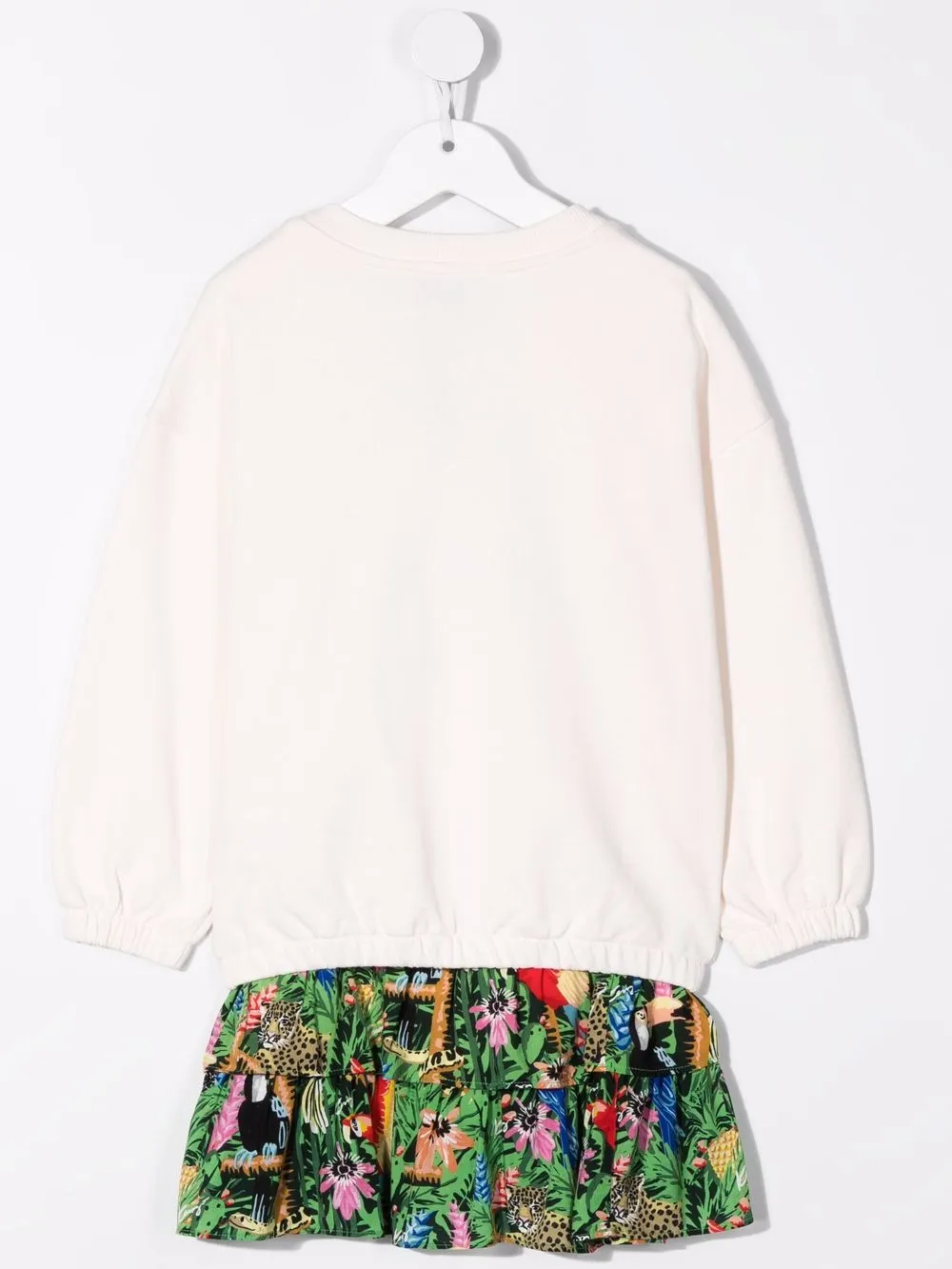 Kenzo Kids Sweaterjurk met geborduurd logo - Beige