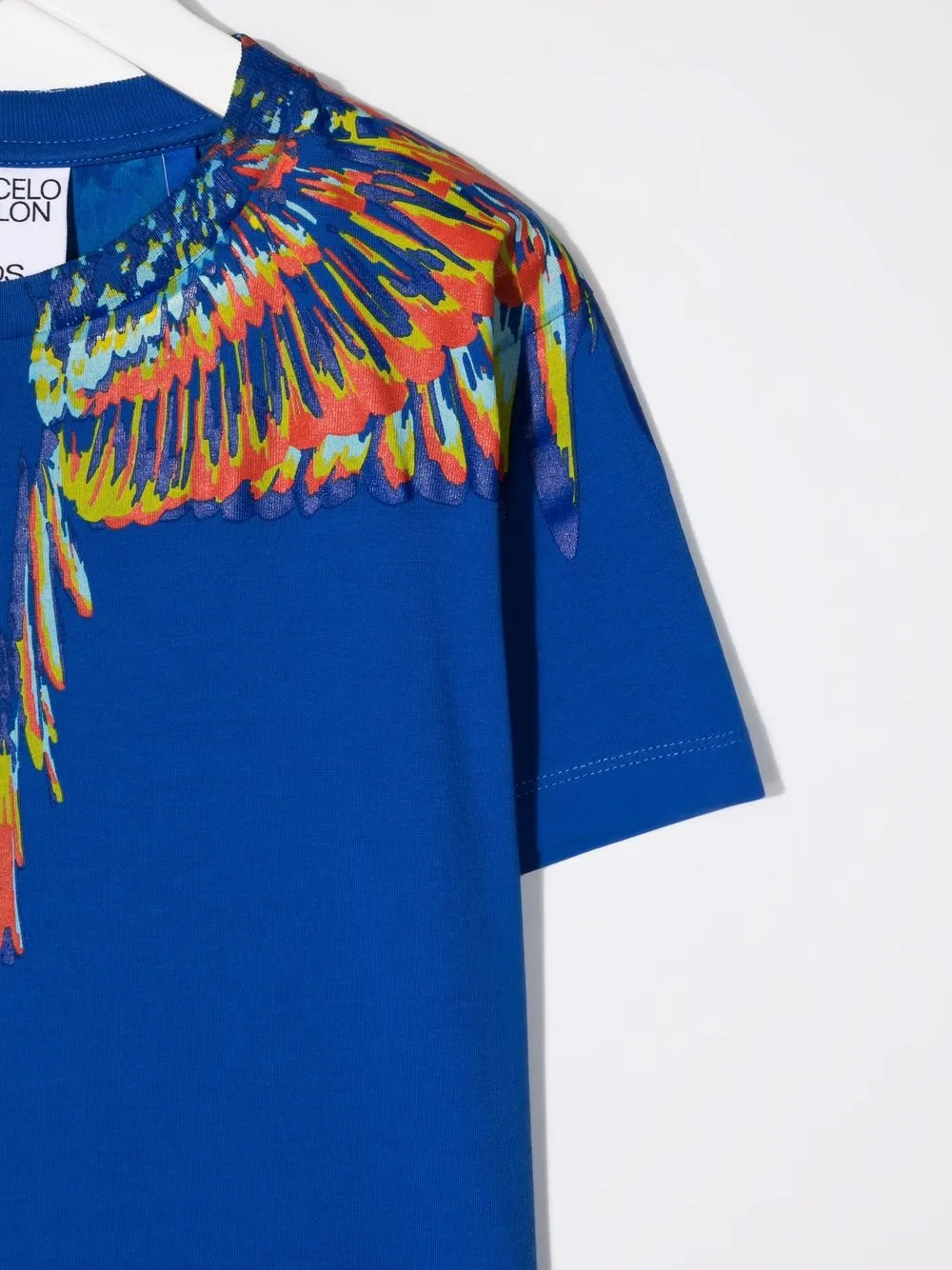 фото Marcelo burlon county of milan kids футболка с принтом wings
