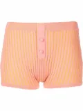 Live The Process Plaited boy shorts - Pink