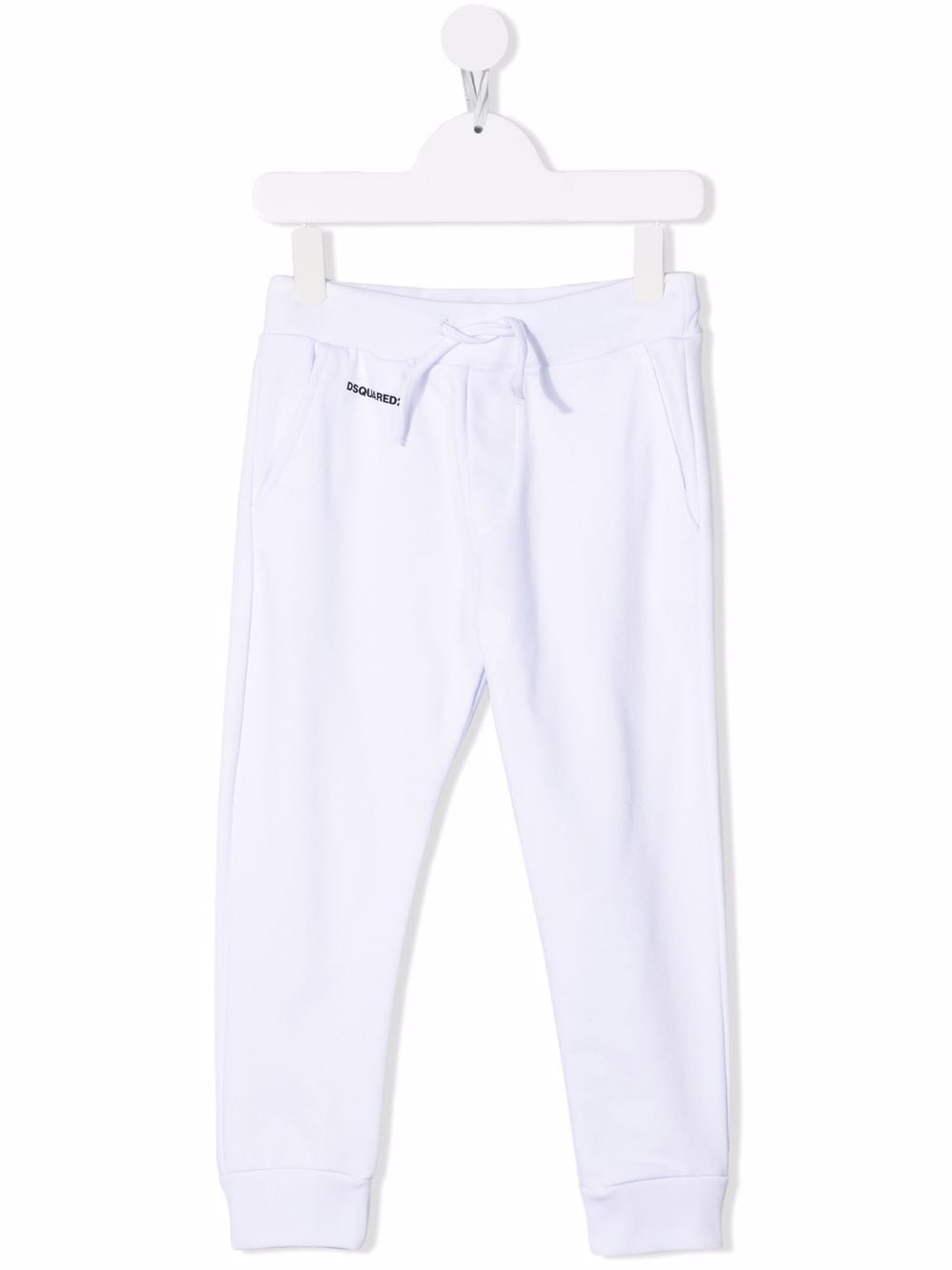 фото Dsquared2 kids спортивные брюки из джерси с логотипом