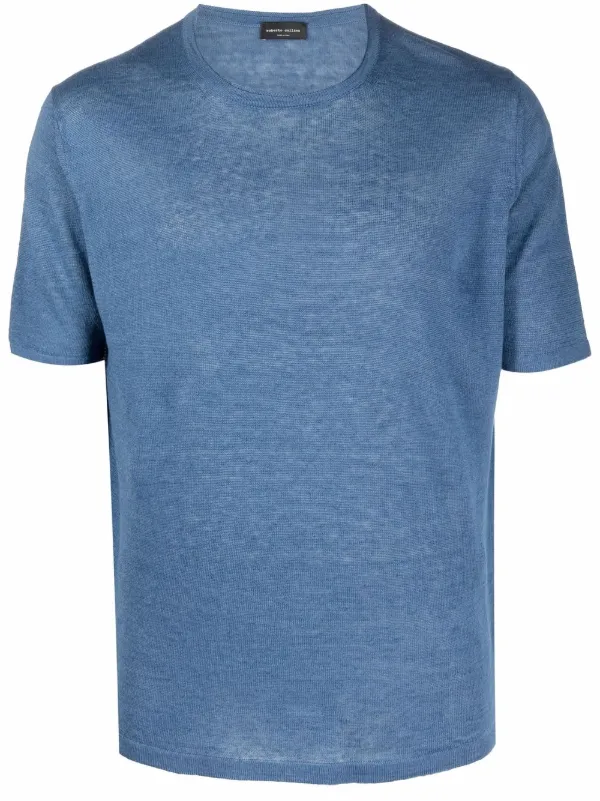 Roberto Collina crew-neck Linen T-shirt 
