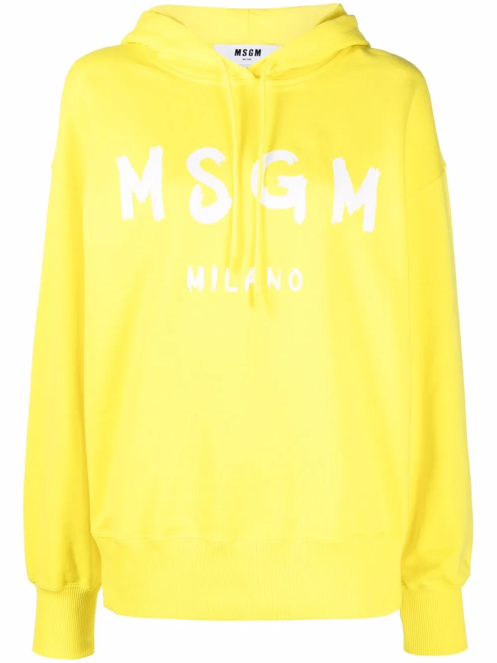 

MSGM hoodie con logo estampado - Amarillo