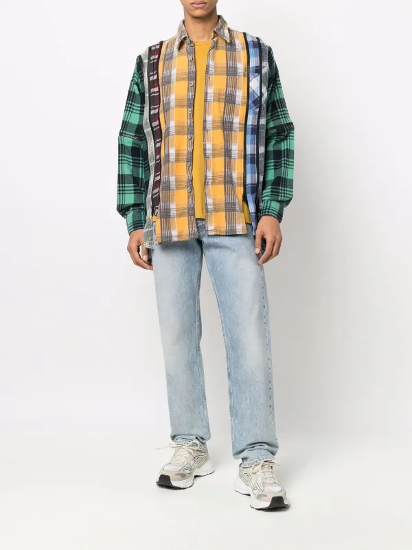 Needles Rebuild 7 Cuts flannel shirt 