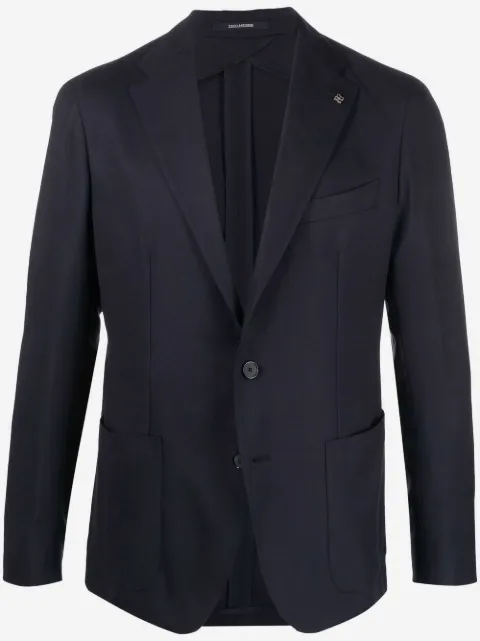 Tagliatore single-breasted virgin-wool blazer