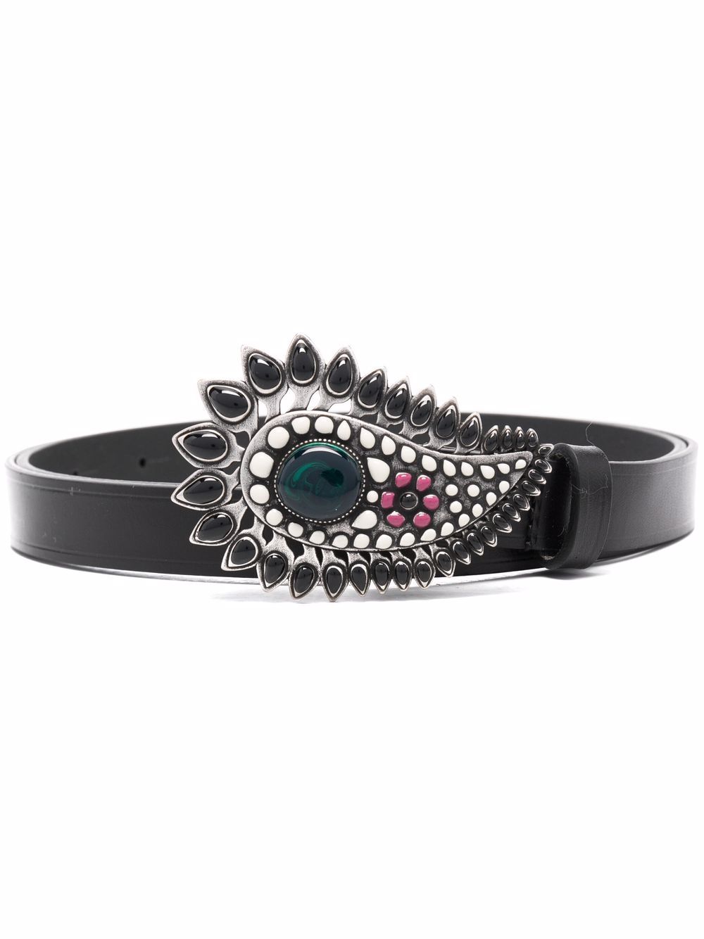 

Isabel Marant Alayne embellished buckle belt - Black