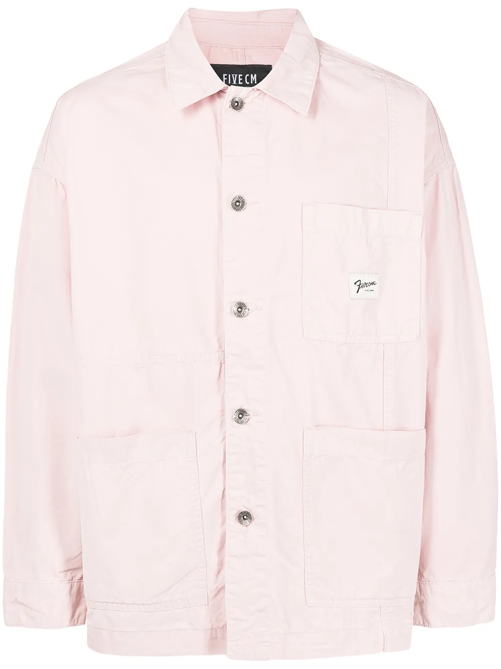 

FIVE CM camisa con parche del logo - Rosado