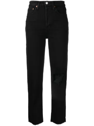 Re/Done deals Originals Straight-Leg Black Jean