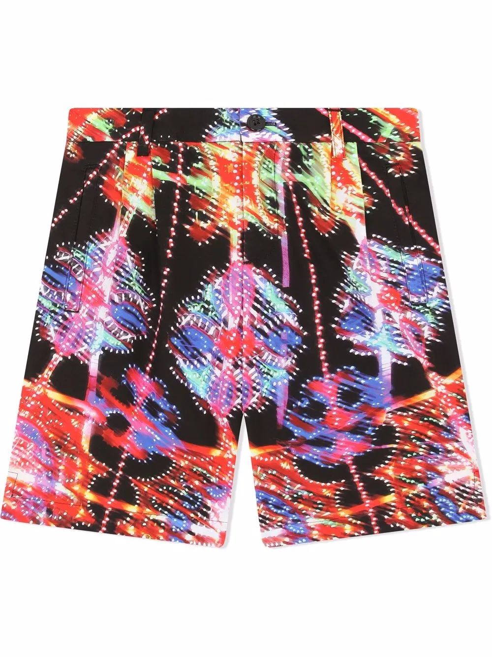 Dolce & Gabbana Kids Shorts mit Luminarie-Print | Schwarz | Image 1