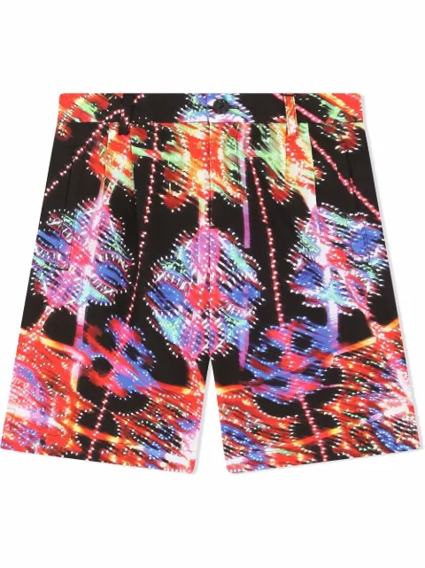 Dolce & Gabbana Kids Luminarie graphic-print shorts