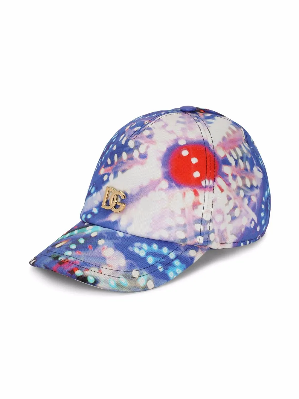 

Dolce & Gabbana Kids gorra con estampado Luminarie - Azul