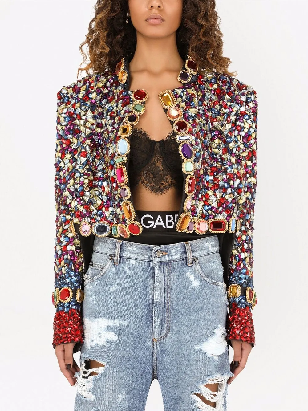 DOLCE & GABBANA EMBROIDERED EVENING JACKET