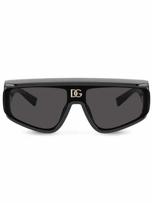 Lunettes de soleil DG à monture rectangulaire - Dolce & Gabbana Eyewear - Modalova