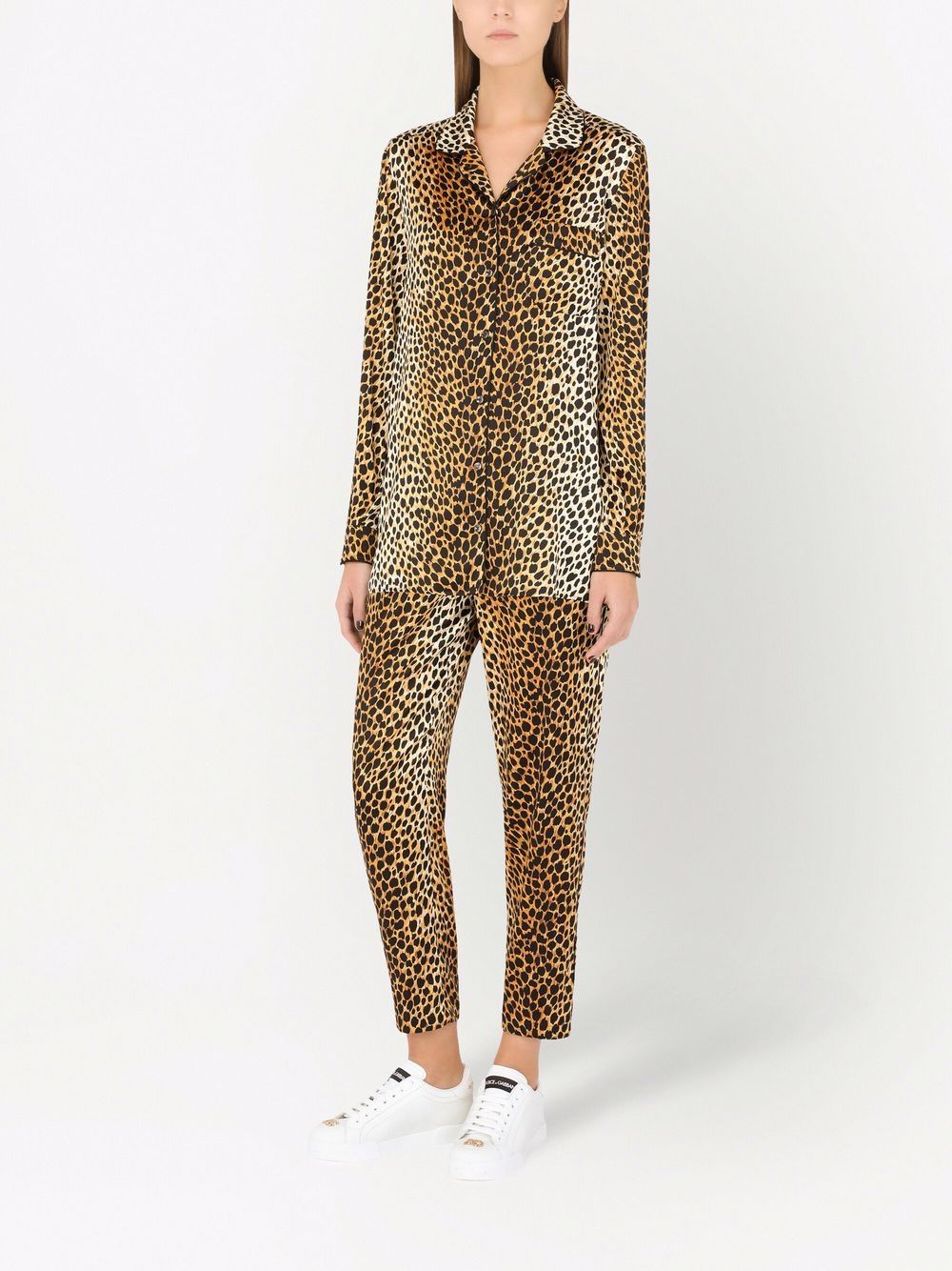 Dolce & Gabbana leopard-print Tapered Trousers - Farfetch