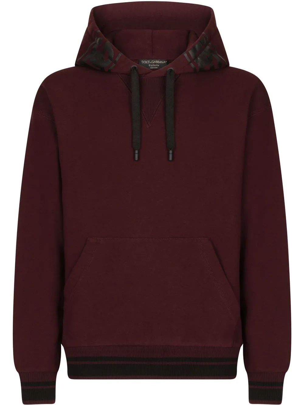 

Dolce & Gabbana hoodie con logo estampado - Rojo