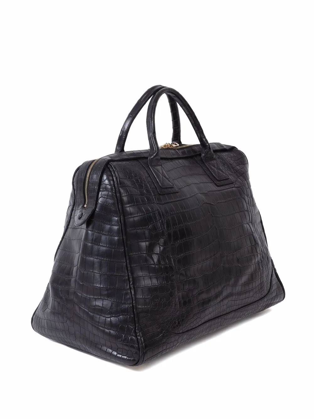 фото Bottega veneta pre-owned дорожная сумка с тиснением под кожу крокодила