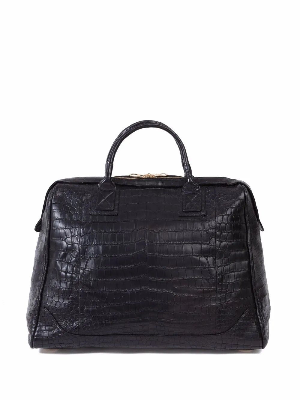 фото Bottega veneta pre-owned дорожная сумка с тиснением под кожу крокодила