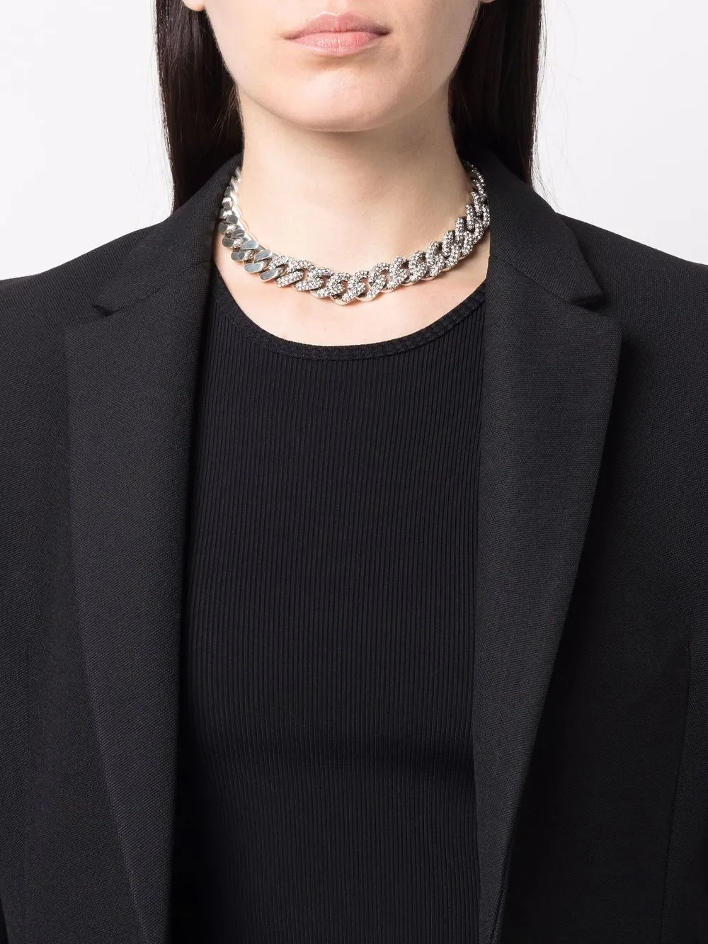 Image 2 of Saint Laurent curb-chain necklace