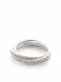 Monica Vinader sterling silver diamond wedding ring