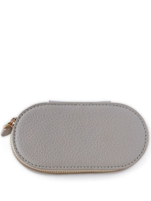 Monica Vinader leather oval jewellery case